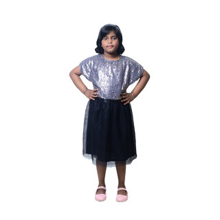 Black Party Wear A-Line Dress