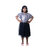 Black Party Wear A-Line Dress