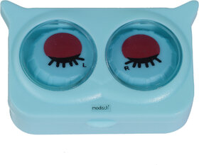 New Fashion Sleepy Eyes Blue Contact Lens Case