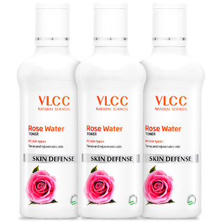                       VLCC Rose Water Toner -100 ml ( Pack of 3 )                                              