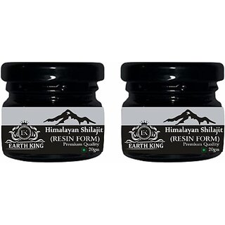 EARTH KING Himalayan Shilajit/Shilajit Resin (Semi Liquid) Strength and Stamina - 40Gm (Pack of 2) EARTH KING Himalayan Shilajit/Shilajit Resin (Semi Liquid) Strength and Stamina - 40Gm (Pack of 2)