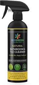 Beegreen Natural Bathroom & Tile Cleaner- 500 ml | Eco-Friendly & Biodegradable | 100% Natural & Plant based | Non Toxic | Chemical Free | Alcohol & Sulphates Free | Family Safe