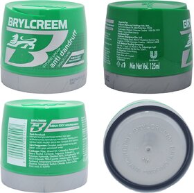 BRYLCREEM Styling Cream, Anti-Dandruff Scalp Care Hair Cream 125ml