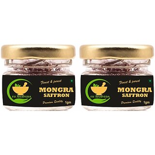 FIJ AYURVEDA Finest and Pure A++ Grade Mongra Saffron Threads for Pregnant Women - 2 Gram (2 x 1 g) FIJ AYURVEDA Finest and Pure A++ Grade Mongra Saffron Threads for Pregnant Women - 2 Gram (2 x 1 g)