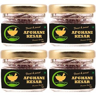 FIJ AYURVEDA Finest and Pure A++ Grade Afghani Saffron Threads/ Kesar/ Jafran/ - 4 Gram (4 g) FIJ AYURVEDA Finest and Pure A++ Grade Afghani Saffron Threads/ Kesar/ Jafran/ - 4 Gram (4 g)