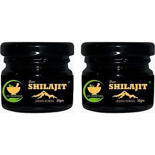 FIJ AYURVEDA Pure Shilajit/Shilajeet Resin (Semi Liquid) for Stamina, Energy and Vitality40Gm (Pack of 2) FIJ AYURVEDA Pure Shilajit/Shilajeet Resin (Semi Liquid) for Stamina, Energy and Vitality40Gm (Pack of 2)