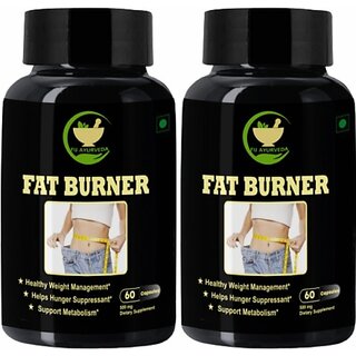 FIJ AYURVEDA Fat Burner Capsule for Belly Fat and Weight Loss for Men and Women 60 Capsules (2 x 500 mg) FIJ AYURVEDA Fat Burner Capsule for Belly Fat and Weight Loss for Men and Women 60 Capsules (2 x 500 mg)