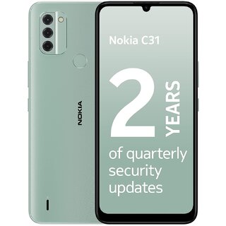                       Nokia C31, (4 GB RAM, 64 GB Storage, mint)                                              