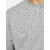 Men Solid Grey Regular Fit Pullover Sweatshirt