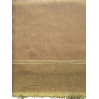                       Khaadibhandar by Charmiskids Embroidered King Throw for  AC Room (Cotton, Brown)                                              