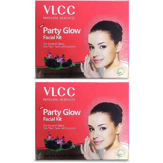                       VLCC Party Glow Facial Kit - 60 g ( Pack of 2 )                                              