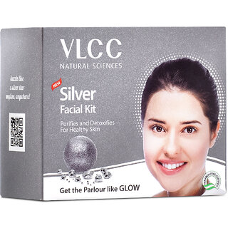                       VLCC Silver Facial Kit - 60 g - For Skin Purifying Facial with Silver                                              
