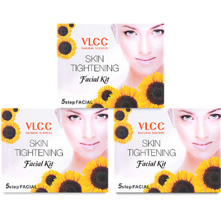                       VLCC Skin Tightening Facial Kit - 25 g ( Pack of 3 )                                              