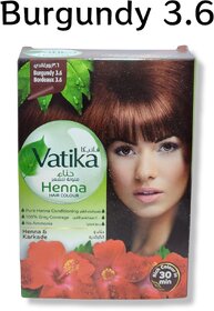 Vatika Henna Hair Colours - Burgundy 3.6