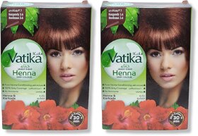 Vatika Henna Hair Colours - Burgundy 3.6 (Pack of 2)