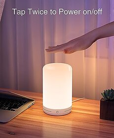 LB3 Smart Lamp, LED Bedside Touch Lamps Compatible with Alexa and Google Home, App Gosund Control, RGB Color