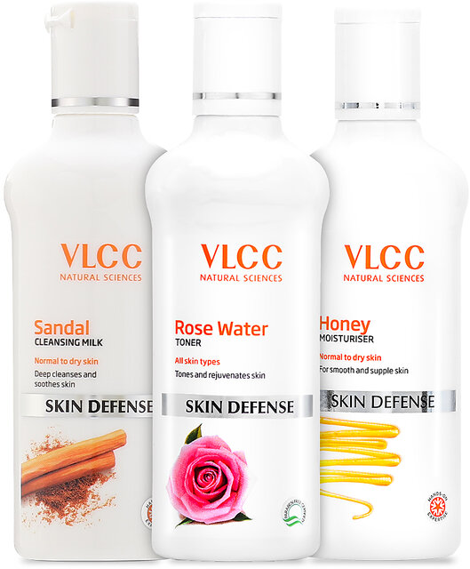 VLCC Sandal Skin Defense Cleansing Milk - Normal to Dry Skin (100ml) Free  Shipp | eBay