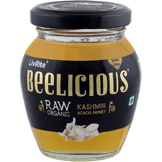 Beelicious  Raw Organic Kashmir Acacia Honey  100 Natural  No Sugar Added  ISO  HALAL Certified  250g