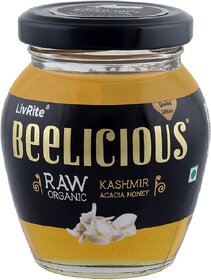 Beelicious  Raw Organic Kashmir Acacia Honey  100 Natural  No Sugar Added  ISO  HALAL Certified  400g