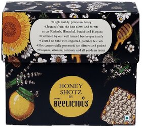 Beelicious  Honey SHOTZ  100 Natural  No Sugar Added  ISO  HALAL Certified  80g