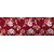 BEDSHEET  1King Size (9ft X 9ft Approx)  2 Pillow Covers (1.8 ft X 2.7ft Approx) Floral Red Rose Design  Multicolour