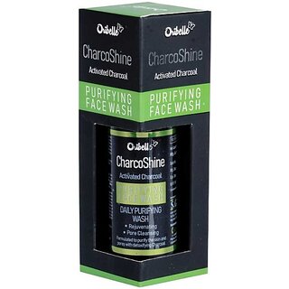                      Oribelle Charcoshine infused with Activated Charcoal Beads No Paraben  Sulphate Facewash Women All Skin Types Face Wash (100 ml)                                              