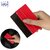 Iota, Plastic Squeegee Decal Wrap Applicator, Red Color, Pack of 2, sqz205