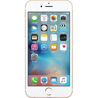                       (Refurbished) Apple Iphone 6S (32GB Storage, Gold) - Superb Condition, Like New                                              