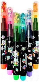 SAH The Little Wizard 6PCS Star Highlighter Pen Set Markers Colors for Adults  Kids (Set of 6, Multicolor)