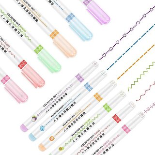                       CRAZYABBS 6 Multi-function Pen (Pack of 6, Multicolor)                                              