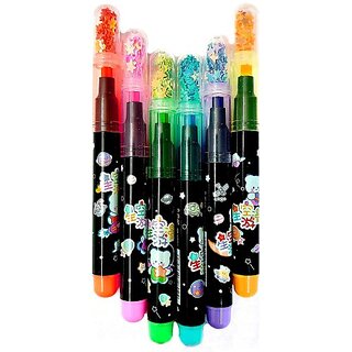 SAH The Little Wizard 6PCS Star Highlighter Pen Set Markers Colors for Adults  Kids (Set of 6, Multicolor)