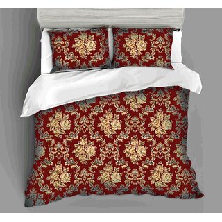 YTC 1 BEDSHEETS Queen Size Bed 90 X 100 Inches Approx with 2 Pillow Covers 18 X 30 Inches Approx Solid Print Multicolo
