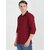 Modernity Men Maroon Solid Regular Fit Shirt