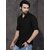 Modernity Men Black Solid Regular Fit Shirt
