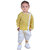 Kid Kupboard Cotton Baby Boys Kurta, Yellow, Full-Sleeves, Crew Neck, 1-2 Years KIDS4901