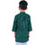 Kid Kupboard Cotton Boys Kurta, Dark Green, Full-Sleeves, 6-7 Years KIDS4922