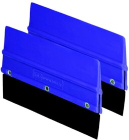 Iota, Plastic Squeegee Decal Wrap Applicator, Dark Blue Color, Pack of 2, sqz205