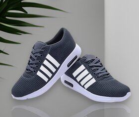 Cogs Gray Sports Shoes For Men