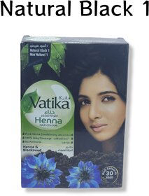 Vatika Henna Hair Colours - Natural Black 1