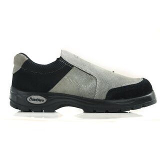                       Blackburn Gray Slip on Suede Safety Shoes                                              