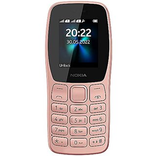                       Nokia 110 (Dual Sim 800 mAh Battery, 1.8 Inch Display, Rose Gold)                                              