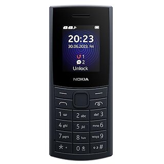                       Nokia 110 4G with 4G (Dual Sim 1450 mAh Battery, 1.8 Inch Display, BLUE)                                              