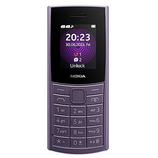                       Nokia 110 4G with 4G (Dual Sim 1450 mAh Battery, 1.8 Inch Display, Purple)                                              