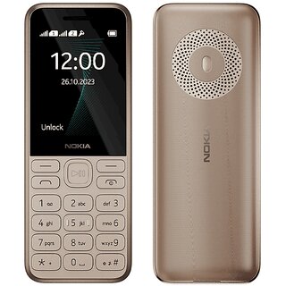                       Nokia 130 2023 (Dual Sim 2.4 Inch Inch Display 1450 mAh Battery Light Gold)                                              