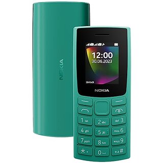                       Nokia 106 with Built-in UPI Payments (Dual Sim 1000 mAh Battery, 1.8 Inch Display, GREEN)                                              