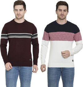 PULAKIN Men Sweaters Multicolor