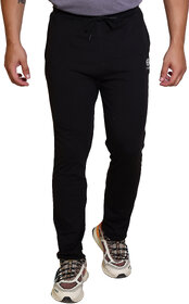 PULAKIN Black Track Pant For Men