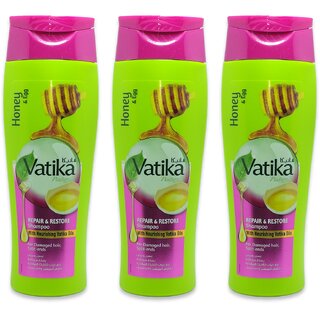                       Vatika Repair and Restore With Nourishing Vatika Oils 400ml (Pack of 3)                                              