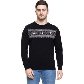 PULAKIN Men Sweaters Black