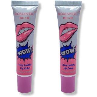                       Romantic long lasting lip color lovely Peach 15g (Pack of 2)                                              